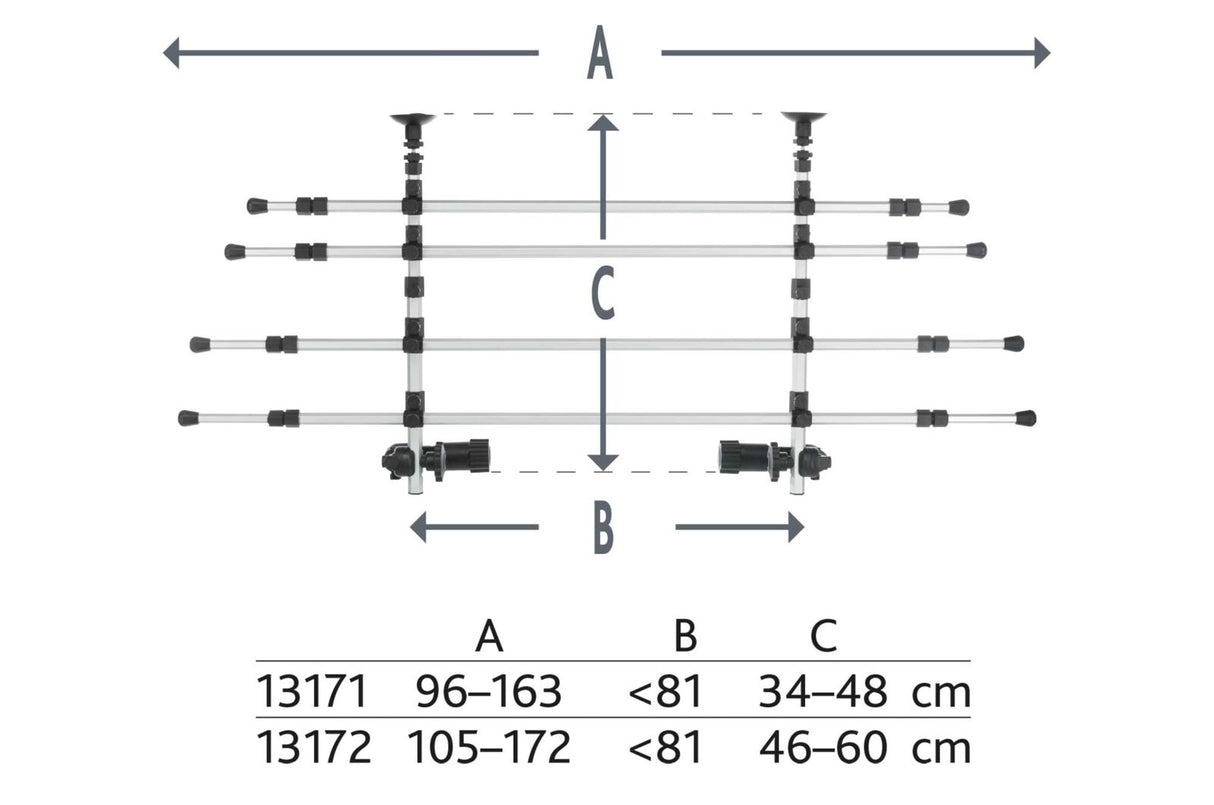 verstellbares Autogitter aus Aluminium