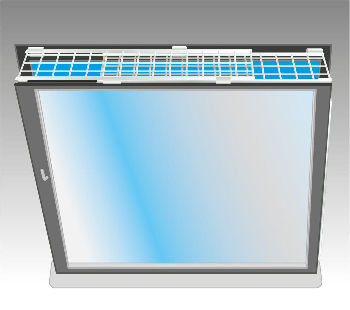 Schutzgitter für Fenster, ausziehbar