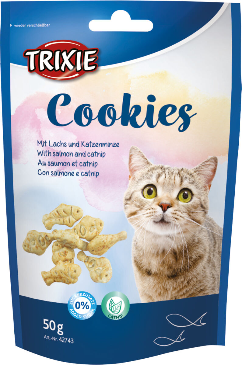 Cookies mit Lachs & Katzenminze