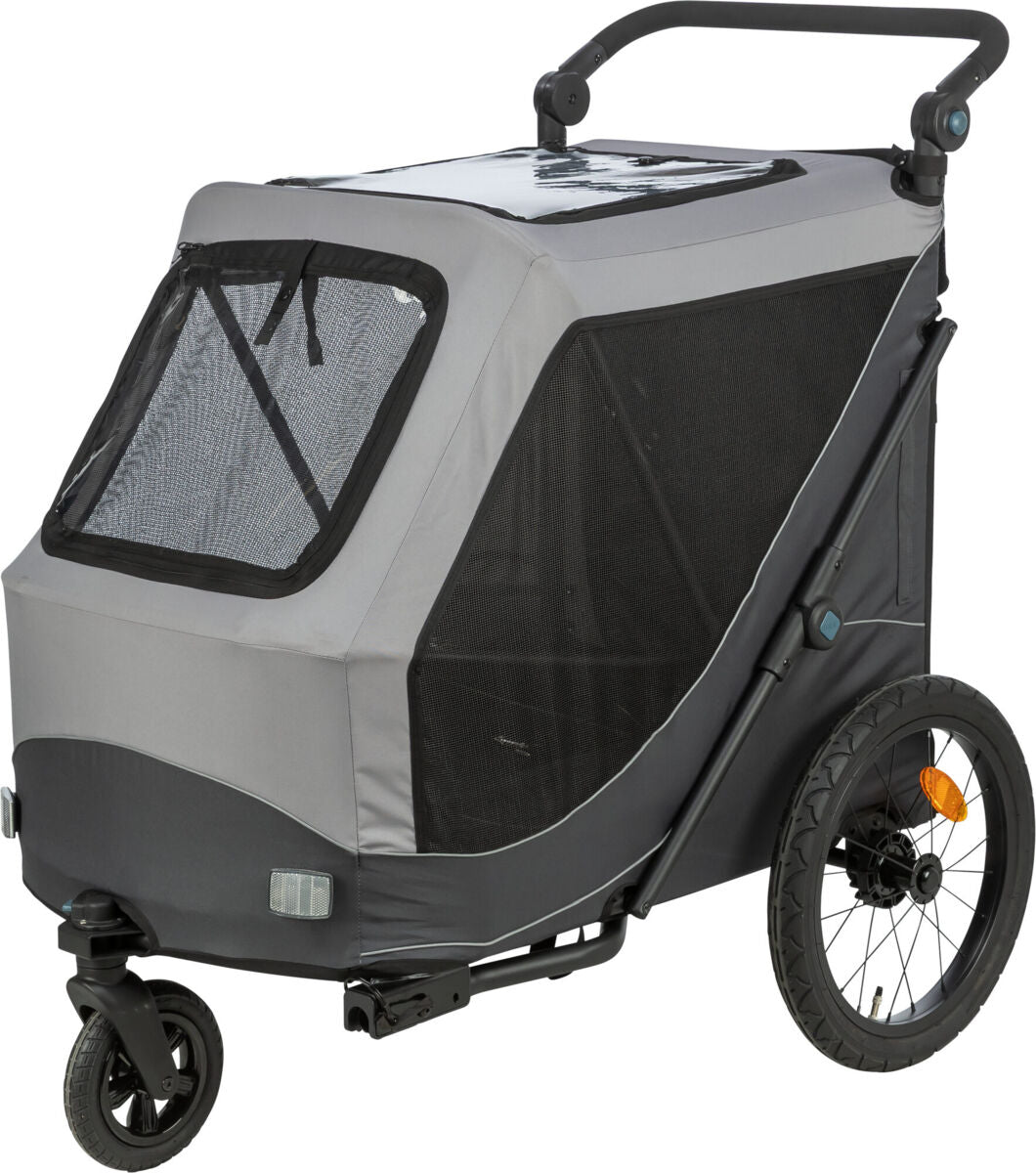 Fahrradanhänger für Hunde, schnell zusammenklappbar