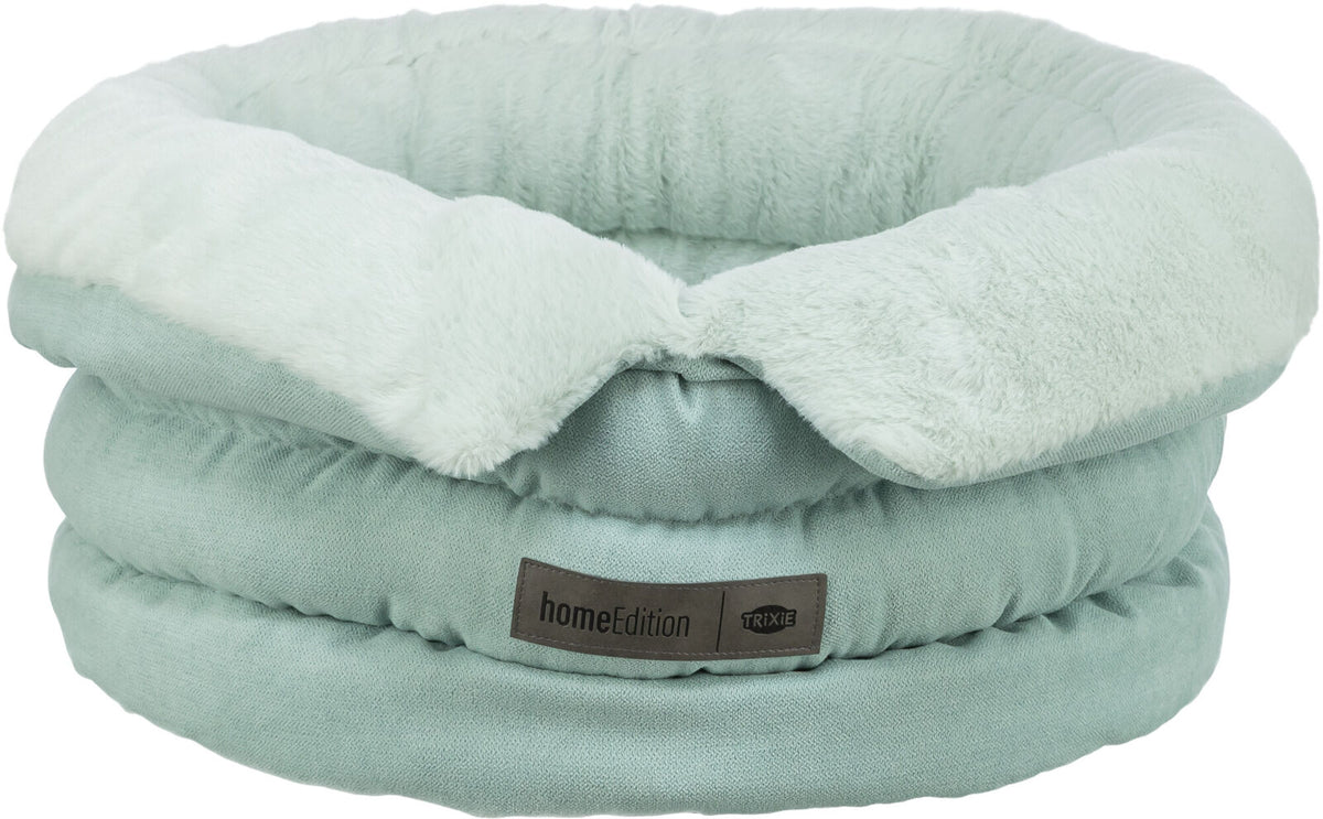Rundes Katzen- und Hundebett Liano Soft mit extra hohem Kuschelrand