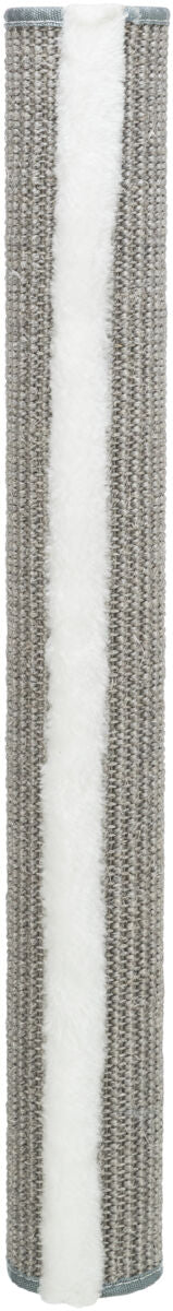 Langer, zylindrischer Kratzstamm mit grauer Sisaloberfläche und einem weißen Plüschstreifen in der Mitte.