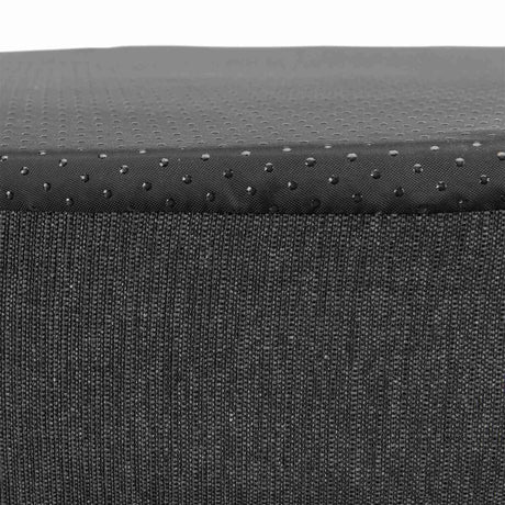 Graue, strukturierte Oberfläche mit rutschfesten Punkten auf der Oberseite.