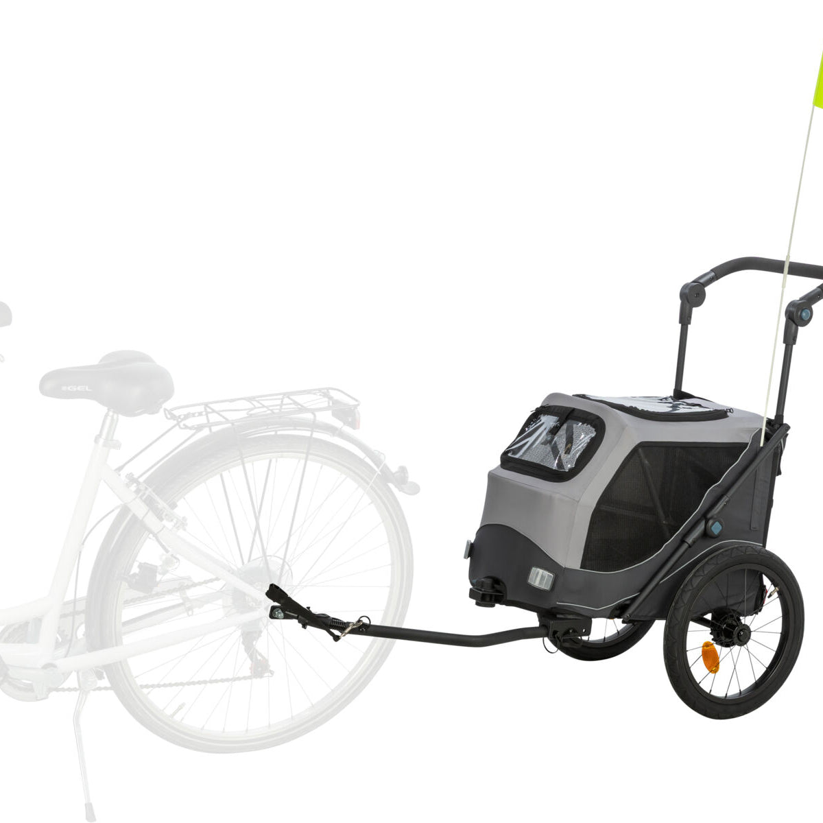 TRIXIE Fahrradanhänger für Hunde, zum Jogger umbaubar – TRIXIE Heimtierbedarf GmbH & Co. KG