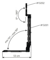 Höhenerweiterung für Universal-Heckgitter