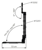 Höhenerweiterung für Universal-Heckgitter