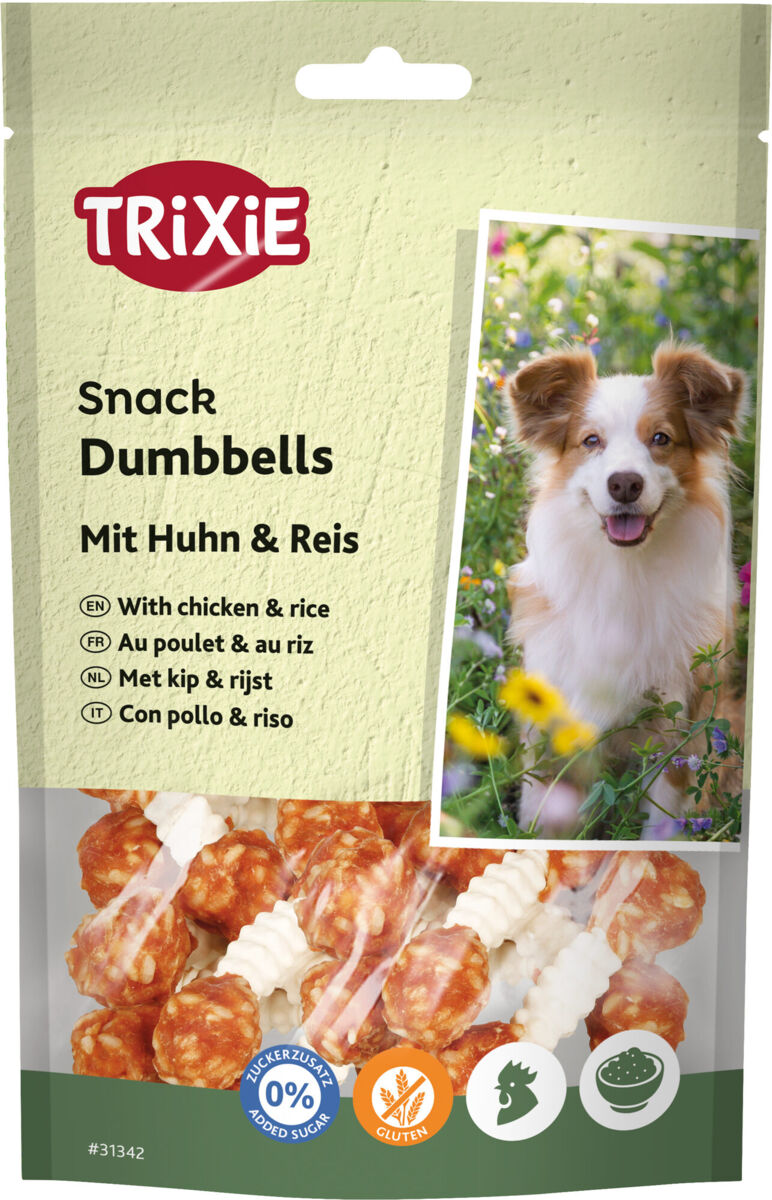 Dumbbells mit Huhn & Reis