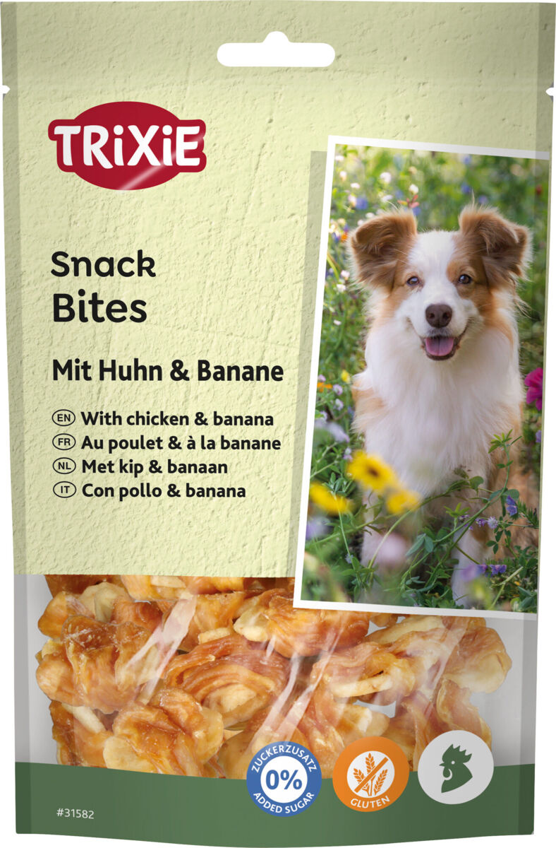 Bites mit Hühnerbrust & Banane
