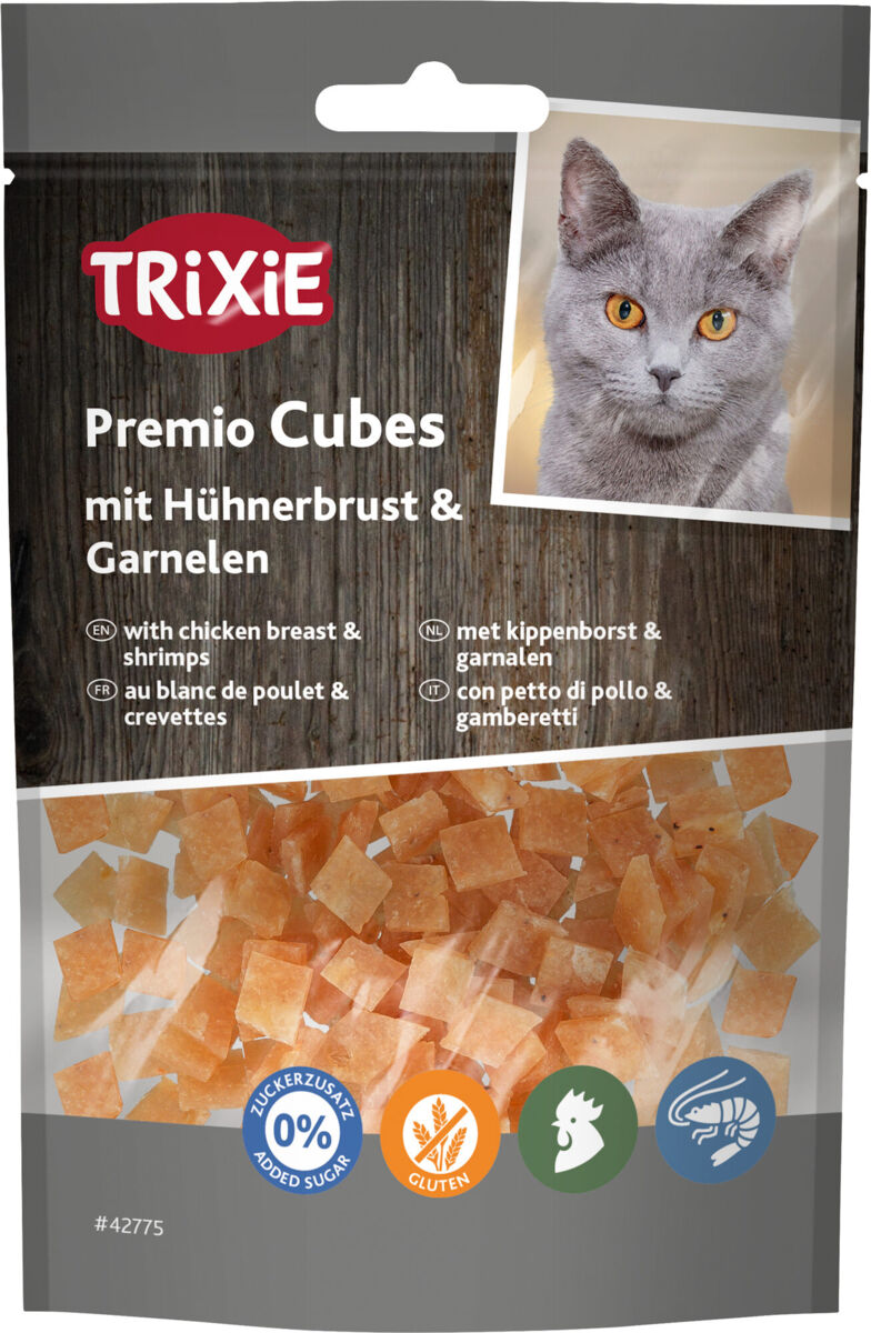 Premio Cubes mit Hühnerbrust & Garnelen