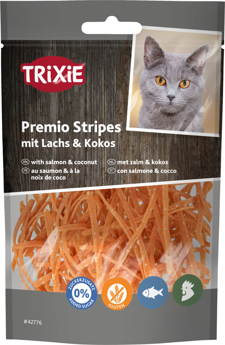 Premio Stripes mit Lachs & Kokos