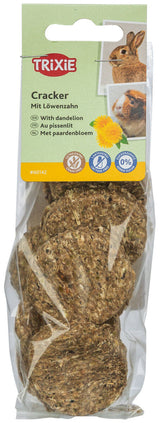 Cracker mit Löwenzahn