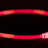 Leuchtender roter Ring mit Lichtschalter auf dunklem Hintergrund.