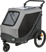 Fahrradanhänger für Hunde, schnell zusammenklappbar