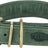 Grüner Hundehalsband aus Leder mit goldfarbener Metallschnalle und dem Schriftzug "TRIXIE" auf der Seite.