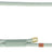 Grüne Hundeleine mit goldfarbenem Karabiner und Textilummantelung aus geflochtenem Material.