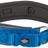 Blaues Hundehalsband aus Nylon mit schwarzem Innenfutter, Schnallenverschluss und Metallring, Marke Trixie.