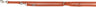 Orangefarbene Hundeleine mit metallenen Haken und Ringen, Logo-Aufdruck "Trixie" sichtbar.