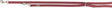 Rote Hundeleine mit silbernen Metallteilen und einem Etikett mit dem Text "TRIXIE".