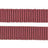 Rote Hundeleine mit silbernen Metallteilen und einem Etikett mit dem Text "TRIXIE".
