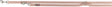 Beige Hundeleine mit silbernem Karabinerhaken und D-Ring, Trixie-Logo auf dem Webstoff.