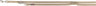 Beige Hundeleine mit Metallhaken, seitlich ein kleines Etikett mit der Aufschrift "TRIXIE".