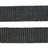 Schwarzes, verstellbares Hundehalsband mit Metallverschlüssen und einem Trixie-Logo auf dem Band.