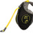 Erweiterbare Hundeleine mit grauem Griff und gelbem Band, Text: "flexi giant L professional 10 m 33 ft".