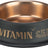 Schwarzer Futternapf mit goldener Innenseite und Aufschrift "VITAMIN SEA" in goldener Farbe.