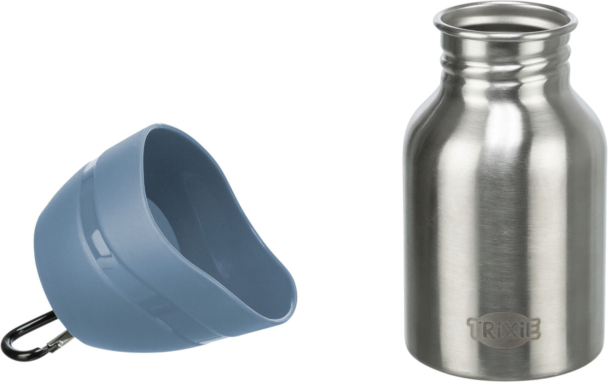 Flasche mit Trinknapf