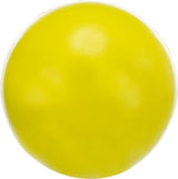 Runder gelber Ball mit glatter Oberfläche.