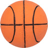 Ein orangener Basketball mit schwarzen Linien auf der Oberfläche, die die klassische Segmentierung zeigen.