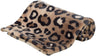 Beigefarbene Decke mit schwarzem Leopardenmuster, weich und flauschig, teilweise aufgerollt.
