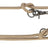 Beige Hundeleine aus geflochtenem Seil mit Metallkarabiner, schwarzen Wicklungen und braunem Lederetikett.