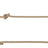 Beige Hundeleine mit Schlaufe und verstellbarer Schlaufe aus geflochtenem Material, schwarzer und brauner Akzent.