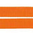 Orangefarbene Hundeleine mit verstellbaren Metallschnallen und einem Aufnäher, der das Wort "Trixie" zeigt.