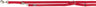 Rote Hundeleine aus gewebtem Material mit silbernem Karabinerhaken und Metallringen.