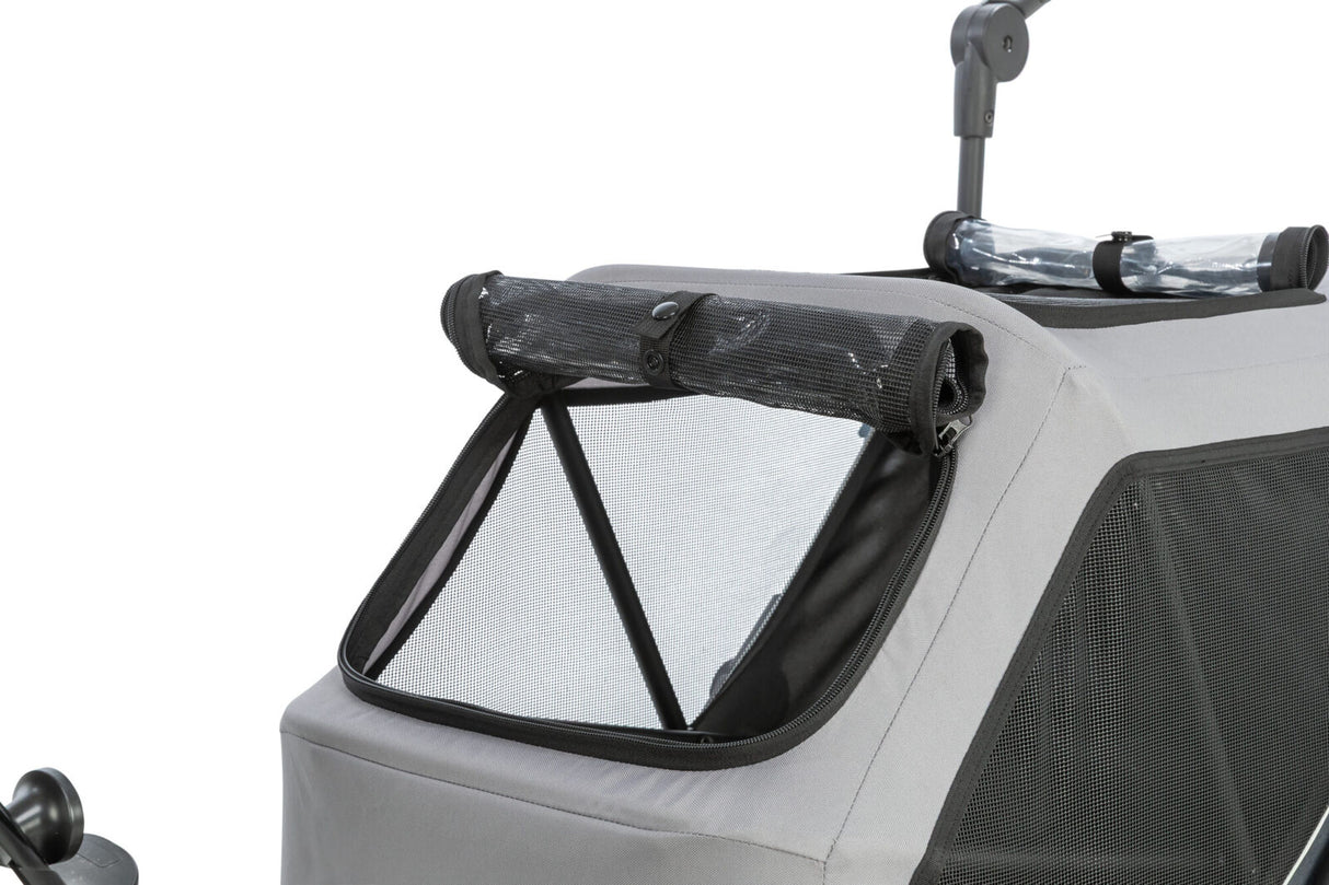 Fahrradanhänger für Hunde, schnell zusammenklappbar