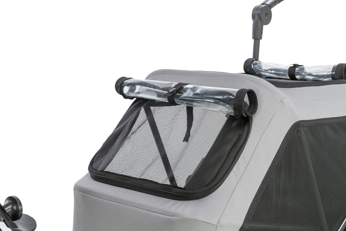 Fahrradanhänger für Hunde, schnell zusammenklappbar