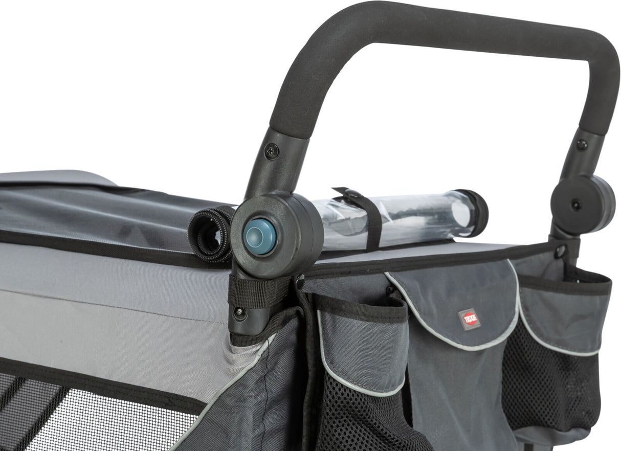 Fahrradanhänger für Hunde, schnell zusammenklappbar