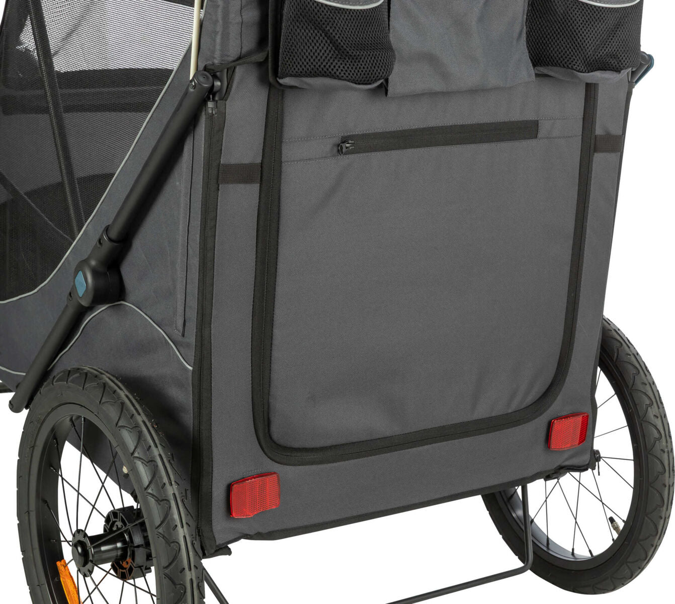 Fahrradanhänger für Hunde, schnell zusammenklappbar