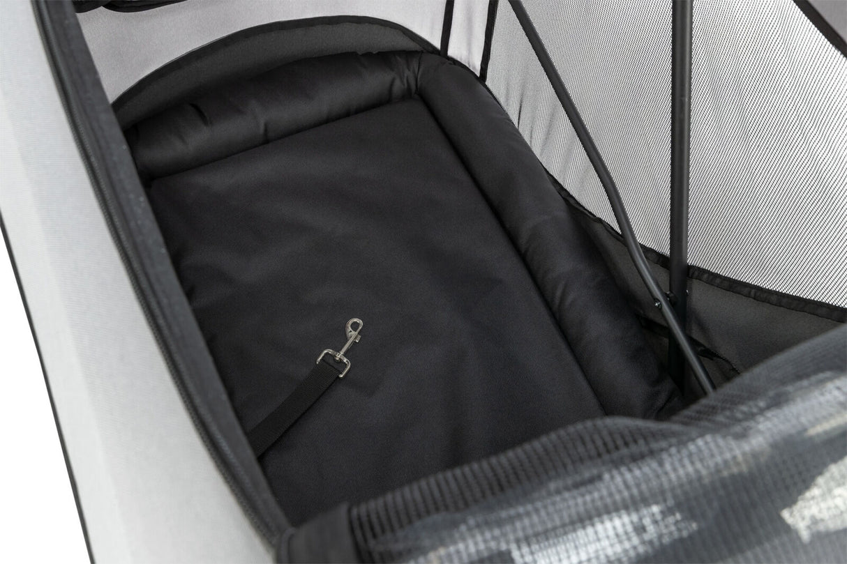 Fahrradanhänger für Hunde, schnell zusammenklappbar