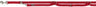 Rote verstellbare Hundeleine mit Metallhaken und Ösen, Logo "TRIXIE" sichtbar.