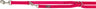 Rote Hundeleine mit stabilen Metallkarabinern und einem eingenähten Etikett mit dem Aufdruck "TRIXIE".