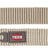 Beige verstellbare Hundeleine mit Metallbeschlägen und einem Ring, Markierungen und Logo "TRIXIE" sichtbar.