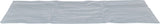 Graue, rechteckige Matte mit leichten Falten und glatter Oberfläche.