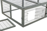Freilaufgehege mit Abdeckung