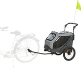 Fahrradanhänger für Hunde, schnell zusammenklappbar