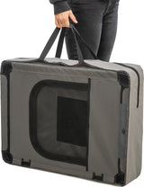 Campingzaun für Hunde mit Reißverschluss-Öffnung, flexibel erweiterbar